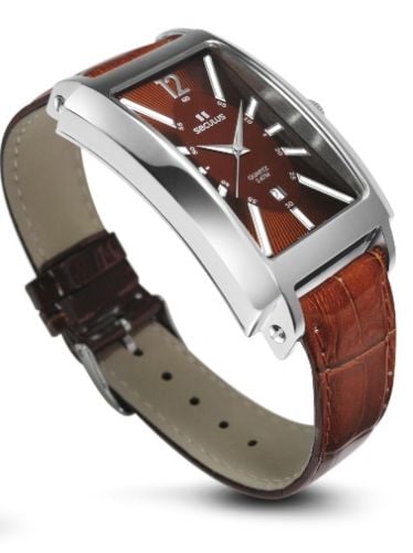Seculus 4476.1.505 ss case, brown dial, brown leather