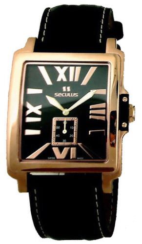 Seculus 4492.1.1069 black-r, pvd-r, black leather