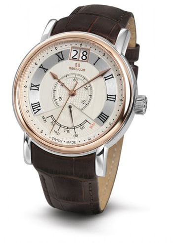 Seculus 4506.3.7003 white, ss-r, brown leather