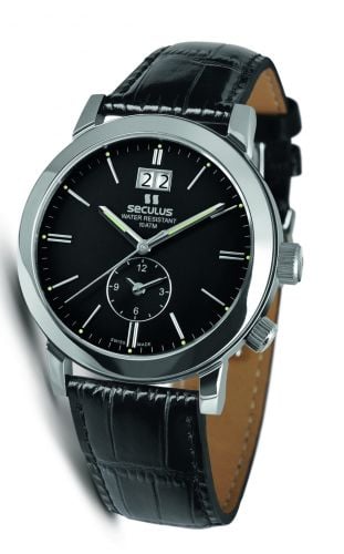 Seculus 9537.1.620 black, ss, black leather