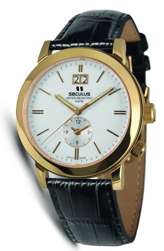 Seculus 9537.1.620 white, pvd, black leather