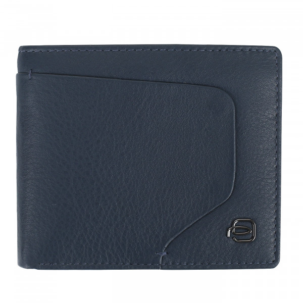 Piquadro AKRON/Blue Портмоне гориз. с отдел. для док. с RFID защитой (11x9x1,5)