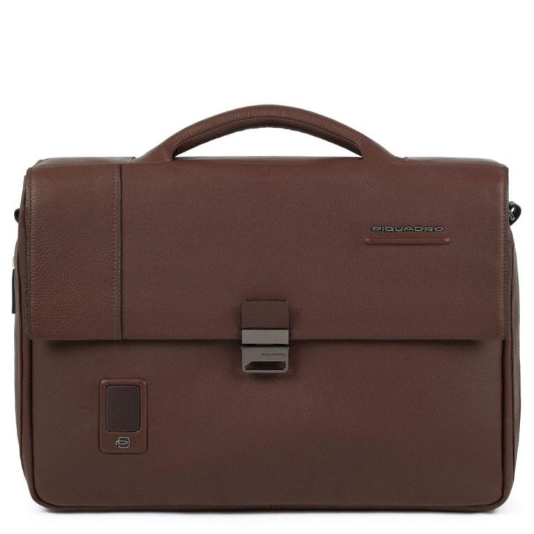 Piquadro AKRON/D.Brown  Портфель с отдел. д/ноутбука 15"/iPad Air/Pro (42x31x8)