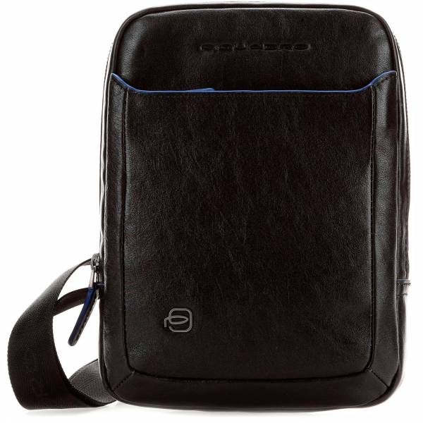 Piquadro B2S/Black Сумка верт. с отдел. для iPad mini на ремне (16,5x22,5x5)