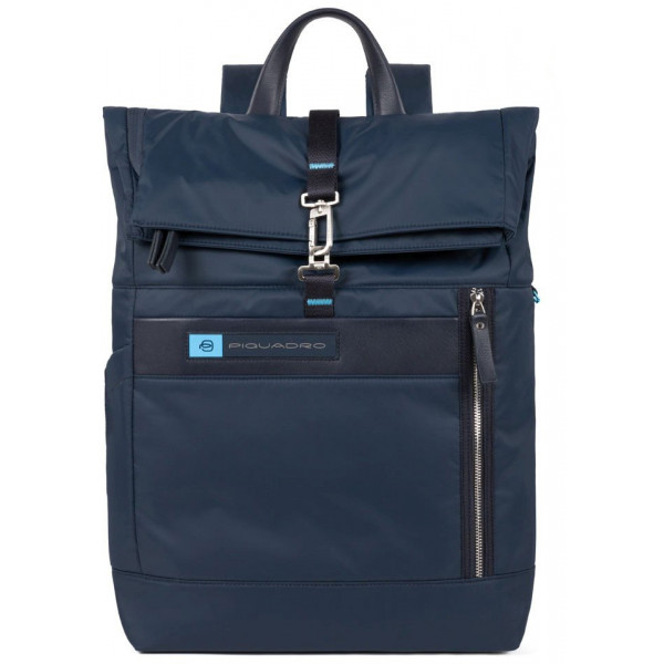 Piquadro BIOS/Blue Рюкзак Rolltop с отдел. д/ноутбука 15,6" (23л) (34x45x15)