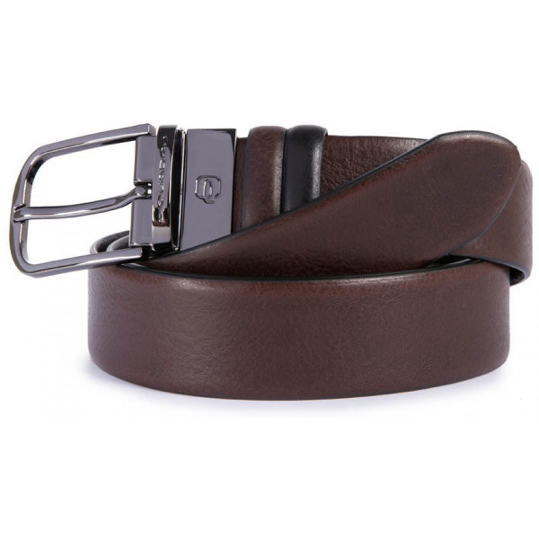 Piquadro BK SQUARE/Bk.Brown-Black Ремень муж. двухсторон. CU4877B3 (125x3,5x0)
