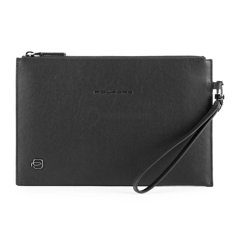 Piquadro BK SQUARE/Black Клатч мужской с отдел. д/iPad Mini (26x17x2)