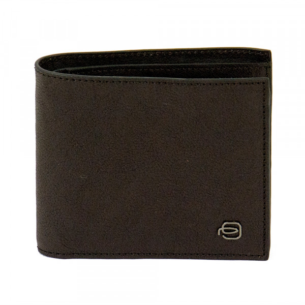Piquadro BK SQUARE/D.Brown Портмоне гориз. с отдел. для док. и монет с RFID защитой (11,5x9,5x2)