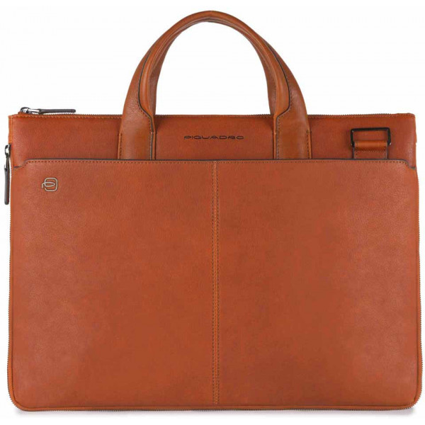 Piquadro BK SQUARE/Orange Сумка двуручн. с отдел. д/ноутбка 15,6"/iPad Air/Pro (42x31x3)