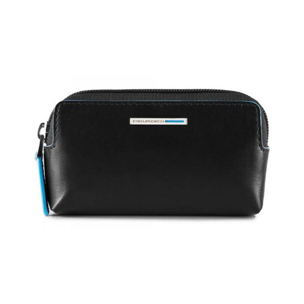 Piquadro BL SQUARE/Black  Ключница на молнии (12x6,5x3)