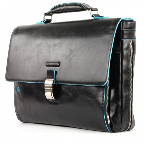 Piquadro BL SQUARE/Black Портфель с отдел. д/ноутбука 15"/iPad Air/Pro (41x30x10)