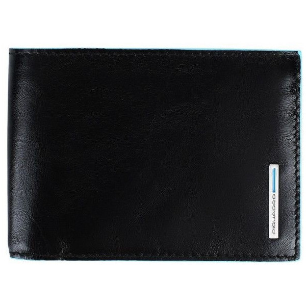 Piquadro BL SQUARE/Black Портмоне гориз. с отдел. для док. с RFID защитой (12,5x9x3)