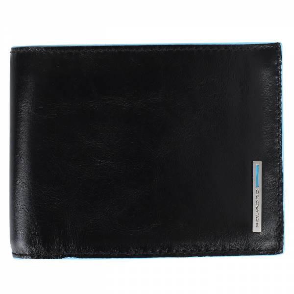 Piquadro BL SQUARE/Black Портмоне гориз. с отдел. д/монет (12,5x9,5x2,5)