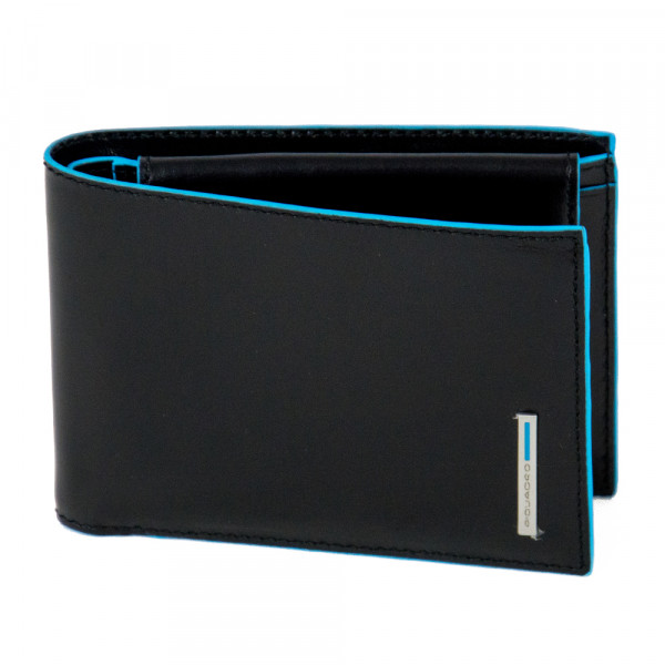 Piquadro BL SQUARE/Black Портмоне с отдел. для монет с RFID защитой (12,5x9x2)
