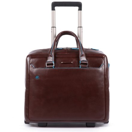 Piquadro BL SQUARE/Cognac  Бизнес-кейс на 2 колесах с отдел. д/ноутбука 15,6"/iPad Air/Air 2 (20л) (40x36x16)