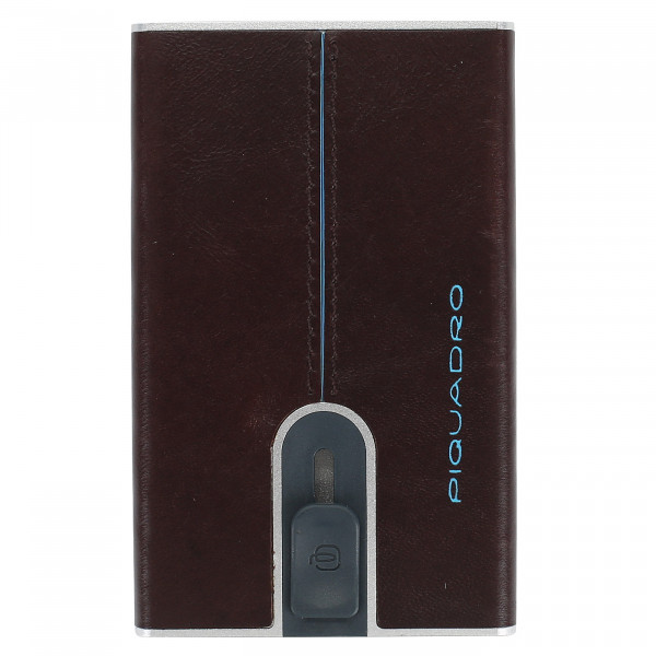 Piquadro BL SQUARE/Cognac Кредитница с выдвижным механизмом с RFID защитой (6,2x10,5x1,2)