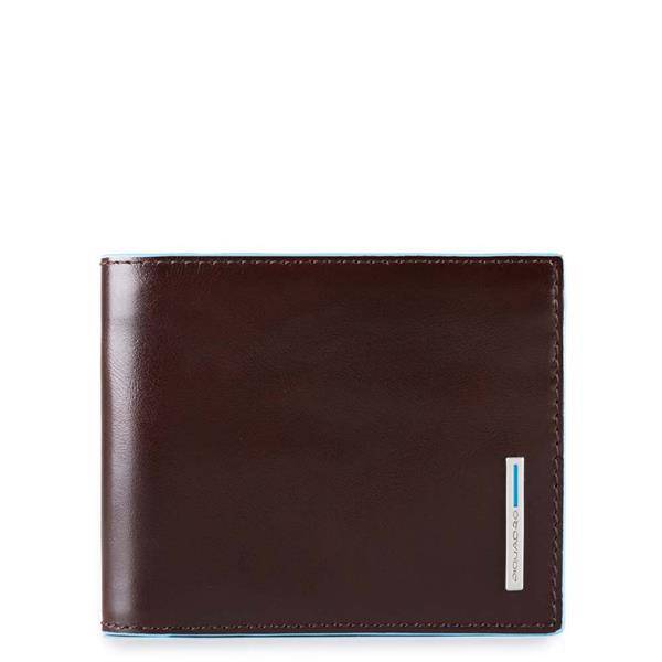 Piquadro BL SQUARE/Cognac Портмоне гориз. с отдел. для док. с RFID защитой (11x9x1,5)