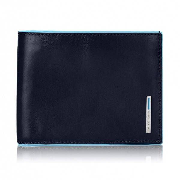 Piquadro BL SQUARE/N.Blue Портмоне гориз. с отдел. д/монет (12,5x9,5x2,5)