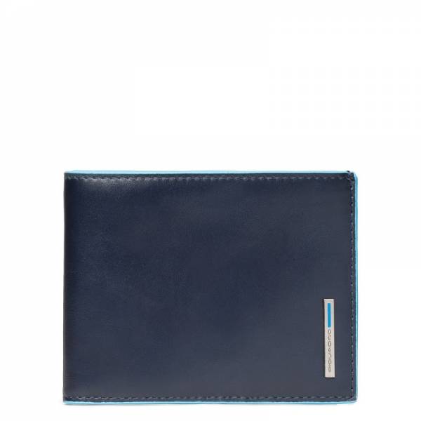 Piquadro BL SQUARE/N.Blue Портмоне с отдел. для монет с RFID защитой (12,5x9x2)