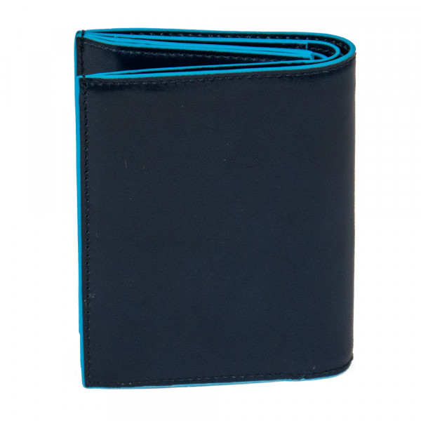 Piquadro BL SQUARE/N.Blue Портмоне верт. с отдел. для монет (9,5x12,5x2)
