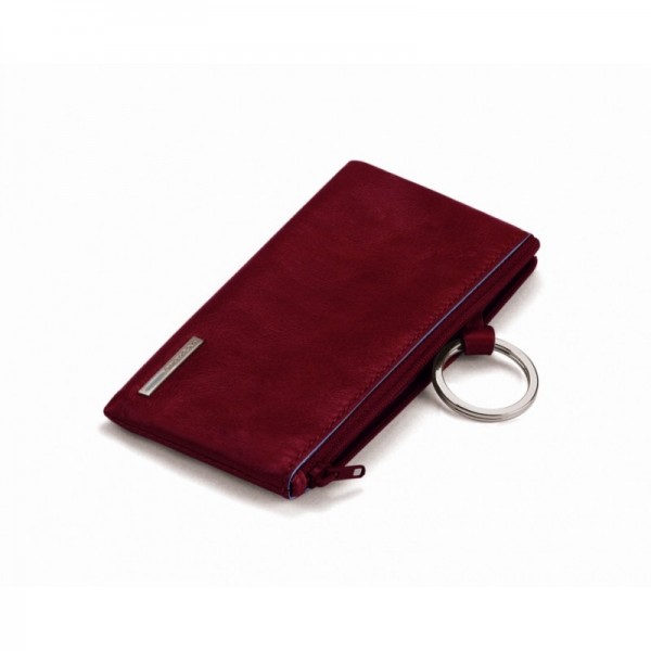 Piquadro BL SQUARE/Red  Ключница на молнии (14x7,3x1)