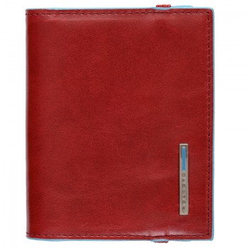Piquadro BL SQUARE/Red Кредитница для 20 кред.карт (8,8x10,5x1,2)
