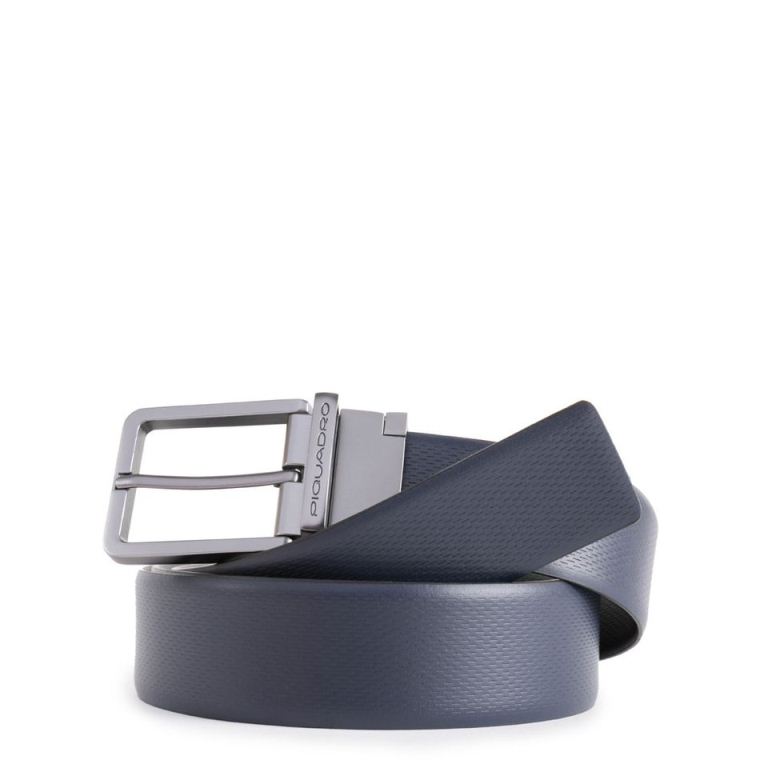 Piquadro C79/Black-Blue  Ремень муж. двусторон. CU5267C79 (125x3,5)