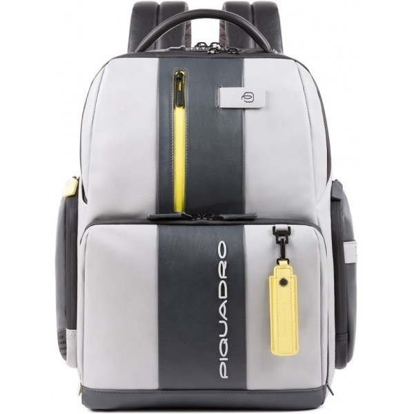 Piquadro URBAN Bagmotic/Grey-Grey Рюкзак с отдел. д/ноут 15,6"/iPad Air/Pro с USB/micro-USB/антивор (34x44x1
