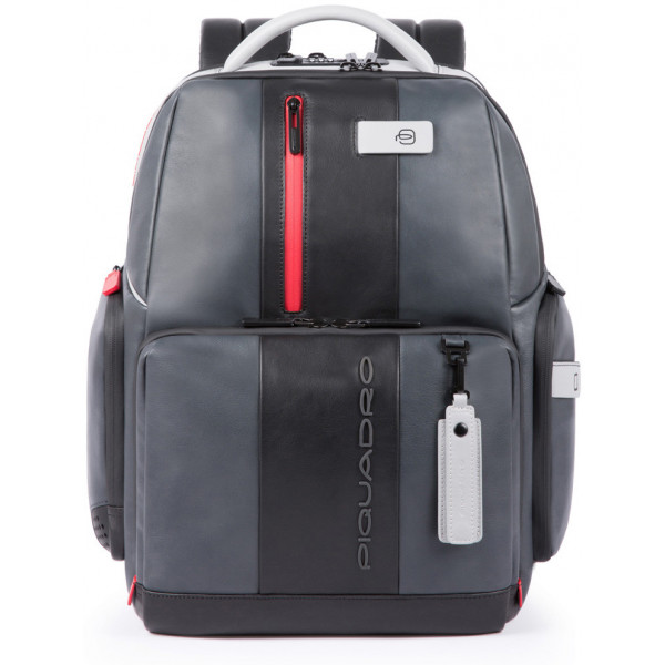 Piquadro URBAN Bagmotic/Grey-Black Рюкзак с отдел. д/ноутбука 15,6"/iPad с USB/антивор (34x44x19,5)