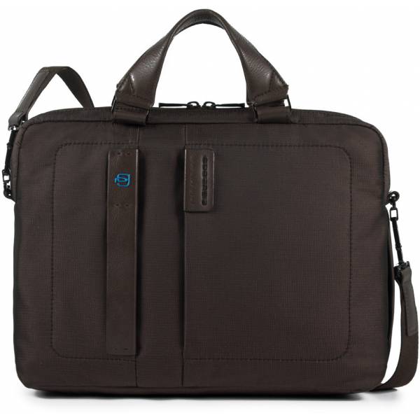 Piquadro PULSE/ChevronBrown Портфель двуручн. с отдел. для ноутбука 13" (38,5x29x9)