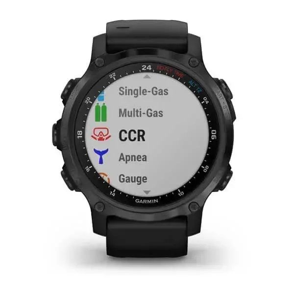 Garmin Смарт-годинник Garmin Descent Mk2S Carbon Gray DLC Black з чорним силіконовим ремінцем Garmin Смарт-годинник Garmin Descent Mk2S Carbon Gray DLC Black з чорним силіконовим ремінцем