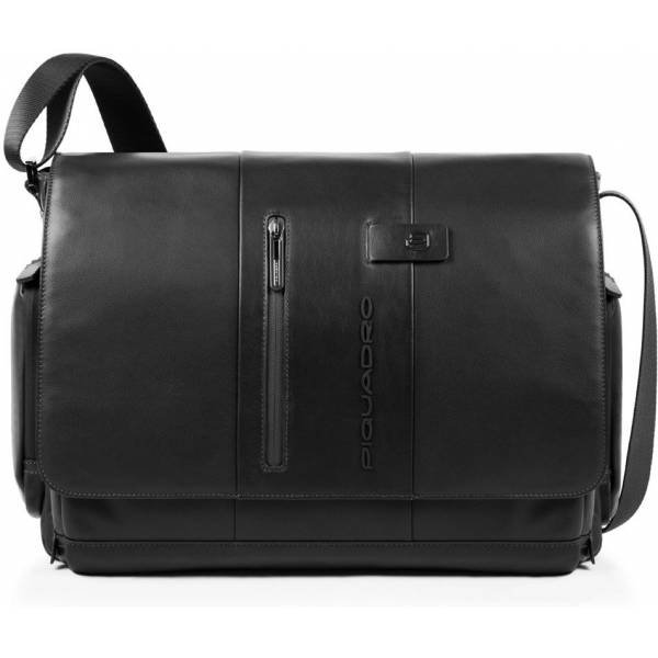 Piquadro URBAN/Black Сумка наплечная с отдел. д/ноутбука 14"/iPad (43x30x13)