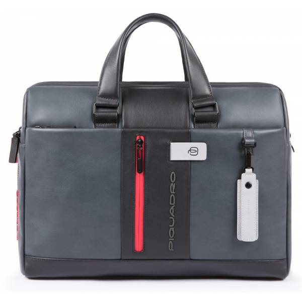 Piquadro URBAN/Grey-Black Портфель двуручн. с отдел. д/ноутбука 15"/iPad Air/Pro (42,5x30x9,5)